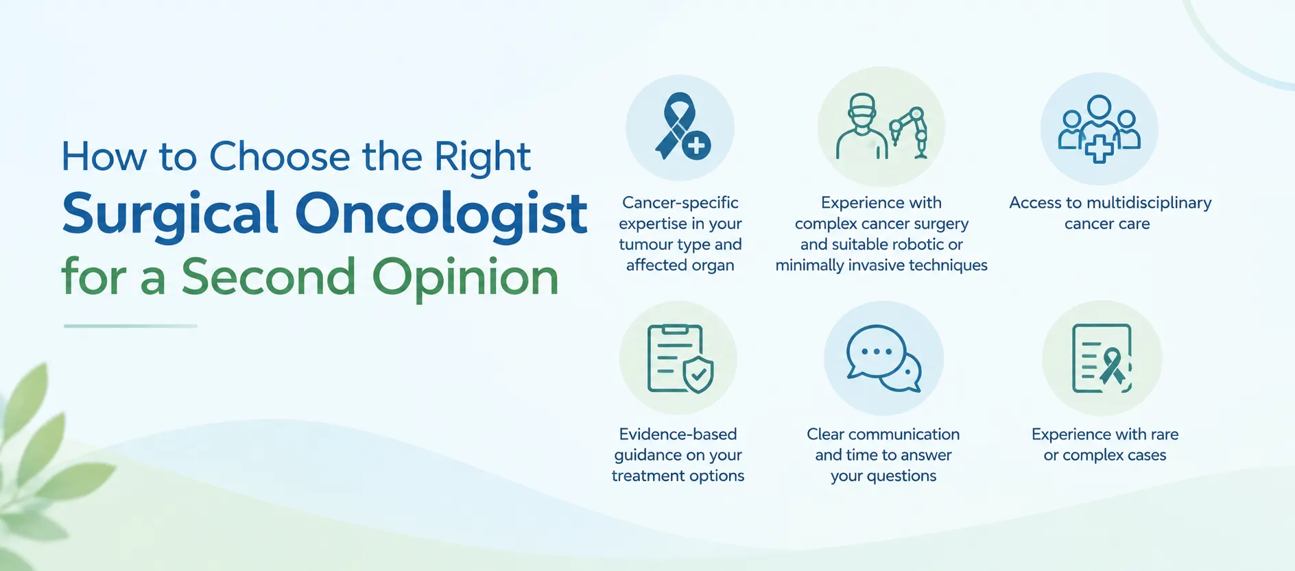 How to choose the right surgical oncologist for a second opinion, by Dr. Pushpinder Gulia
